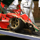 Illustration for article titled NOOOO! A Mazda 767B Race Car Bites The Dust At Goodwood